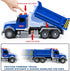 Dwi Dowellin Big Dump Truck Toys for Boys Age 3-5, Kids Toy with Lights and Sounds, Christmas Birthday Gift Car