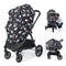 Orzbow Universal Sun Shade for Stroller, Detachable UPF 50+ Cover with See Through Mesh Window, Cute Cat Sun Protection
