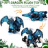 Deekin 7 Pcs Dragon Toy Set - 16 Inch Large Stuffed Animal with 4 Cute Baby Plush Dragons and 2 Eggs