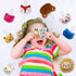 30 PCS Mini Animal Plush Toys Set, Cute Small Stuffed Toy Keychain for Party Favors, Goody Bag, Easter Egg Stuffers