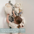 Stuffed Animal Storage Zoo with Decorative Muslin Garland - Cute Wooden Toy Storage Organizer for Kids Playroom