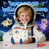195PCS 3+ Amy&Benton DIY Sticky Balloons with Pump, Space Rocket Balloon the Funny Inflator Toy, Magic Balloon Maker