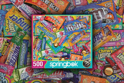 Springbok's 500 Piece Jigsaw Puzzle, Sweet Tooth, Multi