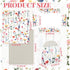 4 Set Oudain Piece Spring Flower Crib Bedding Including Spring Wild Flower Crib Skirt, Blanket, Sheet and Diaper