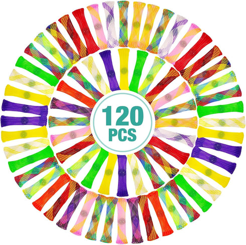120 PCS Fidget Toys Marble Mesh Fidget Toys Bulk, Stress Relief Sensory