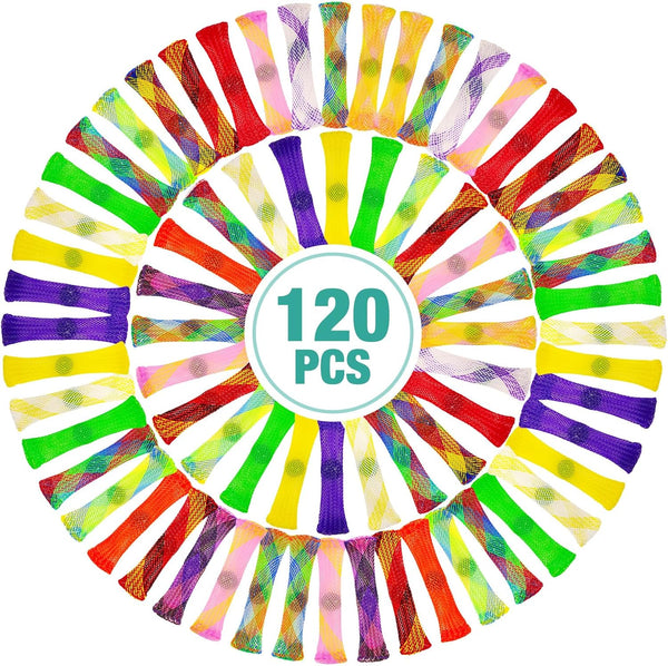 120 PCS Fidget Toys Marble Mesh Fidget Toys Bulk, Stress Relief Sensory