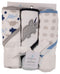 Buttons and Stitches Baby Boys 3 Pack Infant Hooded Towel, Triceratops Prints