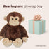 Bearington Collection 15-Inch Monkey Stuffed Animal Plush Toy - Soft & Washable Swings Monkey for Babies & Toddlers