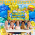 Daidle 153Pcs Setup Sponge Birthday Decorations Kit - Under the Sea Party Supplies with Balloon Arch, Backdrop & Video