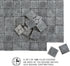 REDUCIO! Pack 100pcs) Dollhouse Miniature Paving Stones, Tiles for Modeling, Fairy Garden, and Tabletop Terrain, (Gray