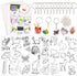 Natonhi Shrinky Dink Sheets Kit 145Pcs Shrink Art Kit Including 20pcs Shrinky