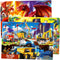 QUOKKA 100 Piece Puzzles for Kids Ages 4-6, 3 Floor Puzzles for Toddlers 3-5, Learning Toy for 6-8 Year Olds
