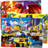 QUOKKA 100 Piece Puzzles for Kids Ages 4-6, 3 Floor Puzzles for Toddlers 3-5, Learning Toy for 6-8 Year Olds