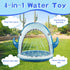 360 Spray,4 Summer 3-8 Gleamkid Giant Shark Sprinkler for Kids - Inflatable Water Toys Splash Pad with PCS Plastic Toss