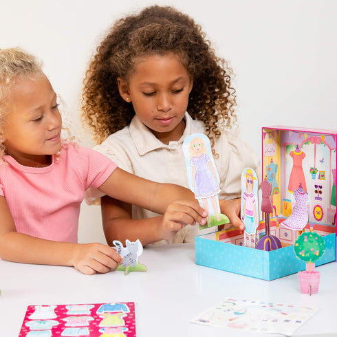 Educational Insights PaperCraft Sweet Boutique, Paper Dolls Fashion Boutique Toy for Ages 3+