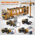 Set 1:40 1:55 Bulldozer, Construction Trucks Toy Alloy Inertia Driving & Simulation Model Toys, Including Forklifts