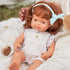 Miniland Educational 15" Anatomically Correct Baby Doll, Caucasian Girl with Red Hair
