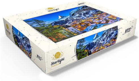 Premium 1000 Piece Jigsaw Puzzle - Zermatt and The Matterhorn by MyPuzzle for Adults