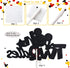 Glitter Twodles Cake Topper, Mouse Birthday Cake Decor for Second Birthday Party Supplies