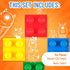 Strictly Briks Classic Bricks Starter Kit, 144 Pieces in Blue, Green, Red, Yellow, 2x2 Inches, Compatible with Major