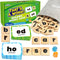 BenBen Family Spelling Games with 112 Flash Cards & Wooden Letter Tiles,
