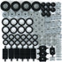 Set, BroTex Wheels and Axles Building Blocks Vehicle Truck Tires Compatible with Classic Bricks Car Parts