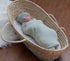 Ely's & Co. Patent Pending Waterproof Bassinet Sheet, 2 Pack Neutral Taupe Grey Splash & Stripes for Baby Girl and Boy