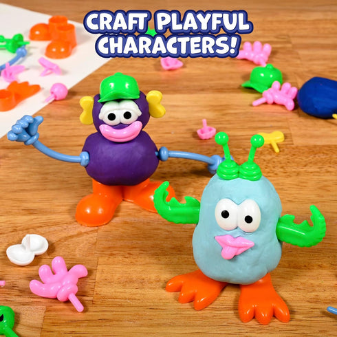 2 Set 52 21 Ready Learn Dough Character Accessories | of | Different Shapes | Playdough Accessories for Kids | Create