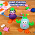 2 Set 52 21 Ready Learn Dough Character Accessories | of | Different Shapes | Playdough Accessories for Kids | Create