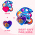 30 JOYIN PCS Valentine Day Gift Cards with Galaxy Slime Stress Relief Fidget Toys for Kids Classroom Exchange Prizes