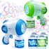 JOYIN 2 Packs Bubble Guns with 4 Bottles Bubble Solution, Light Up Automatic Bubble Machine Gun for Kids & Adults