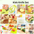 23 Set Sets, Set Pcs Kids Knife for Real Cooking, Montessori Kitchen Toys for Toddlers Kids Cooking Toddler Knife