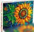 Bgraamiens Puzzle - 1000 Pieces - Glass Sun Flower - Stained Glass Art, Beautiful Jigsaw Puzzles
