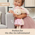 0 15" GUND Take-Along Friends Plush, Curtsy Ballerina Bunny, Bunny Stuffed Animal for Ages and Up, Pink