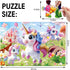 Kids,48 3-5,Fun 4-8 Jumbo Floor Puzzle for Piece Unicorn Large Jigsaw Puzzles,Puzzle for Toddler Ages Educational