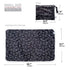 Flockthree Waterproof Baby Diaper Changing Pad with Storage Bag, Washable Wipeable Reusable Travel Mat, Cats