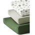Coreeky 3 Pack Muslin Changing Pad Covers for Girl, Boy, 100% Soft Cotton