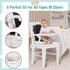636 3-in-1 4 3-Point Dream On Me Munch N Go Booster Seat for Babies Months, Feeding, Floor & Table Seat, Adjustable