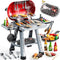 Kids BBQ Grill Playset for Kids Ages 4-8, Play Kitchen Toys with