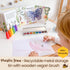 Honeysticks Non-Toxic Watercolor Paint Set for Kids, 8 Vibrant Colors with Brush, Natural Ingredients