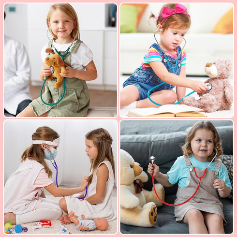 Kids Stethoscope, Real Working Nursing Stethoscope for Doctor Game Toy