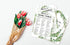 Bridal Shower Game Cards, Tropical Jungle Theme Engagement Party Cards, Set of 30 Cards (Leaf011)
