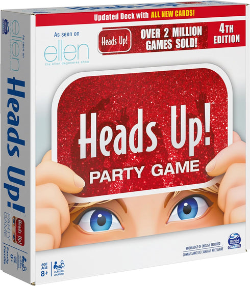 Head’s Up Party Game 4th Edition, Word Guessing Game for Kids and Families Ages 8+