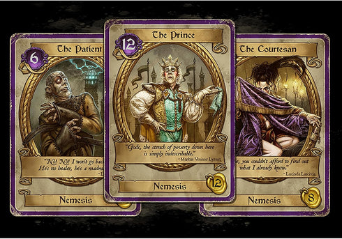 Modiphius Entertainment Dark Deeds - Darkly Humorous Strategy Board Game for Ages 14+, 2-5 Players, 60 Min
