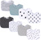 Gerber Unisex 8 Pack Baby Muslin Drooling Bibs