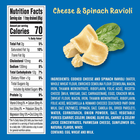 Gerber Pick-ups Cheese & Spinach Ravioli, 6 Ounce (Pack of 8)
