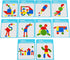 Wooden Magnetic Blocks Toys, Shape Pattern Building Block, Large Tangram Puzzles for Kids