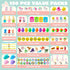 100 JOYIN Pcs Prefilled Easter Eggs with Toys Plus Stickers, Filled with Toys Party Favors for Kids Boys Girls Easter