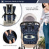 YANENDIE Backpack, Backpack Backpack Blue Evil Eye Diaper Bag Unisex Travel Baby Diaper Bags with Stroller Straps