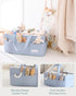 Lily Miles Baby Diaper Caddy Organizer, Quilted Nursery Storage Organizer for Newborn Essentials and Diaper Changing